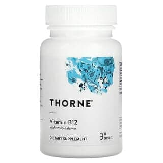 Thorne, 維生素 B12（甲鈷胺），60 粒膠囊（每粒膠囊 1 毫克）