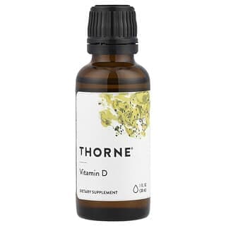 Thorne, 液體維生素 D，1 液量盎司（30 毫升）