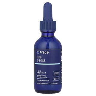 Trace, 離子型 D3 + K2，2 液量盎司（59 毫升）