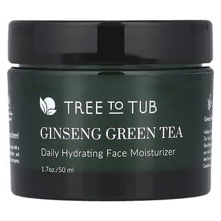 Tree To Tub, 人參綠茶，日常補水面霜，1.7 盎司（50 毫升）