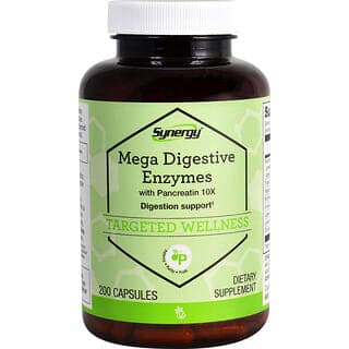 Vitacost, Synergy®，特強消化酶，含胰酶 10X，200 粒膠囊