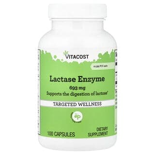 Vitacost, Lactase Enzyme, 693 mg, 100 Capsules