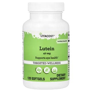 Vitacost, 含玉米黃質的葉黃素，120 粒軟膠囊