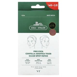 VT Cosmetics, Pro Cica 積雪草老虎淨痘貼，4 片裝，66 貼