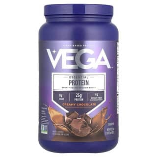 Vega, 必需植物基蛋白質，奶油巧克力味，2 磅 0.5 盎司（920 克）