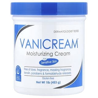Vanicream, 潤膚霜，適用於乾性、不適或敏感皮膚，1 磅（453 克）