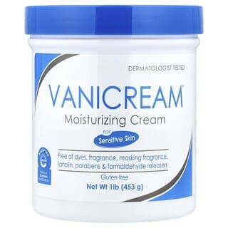Vanicream, 潤膚霜，適用於乾性、不適或敏感皮膚，1 磅（453 克）