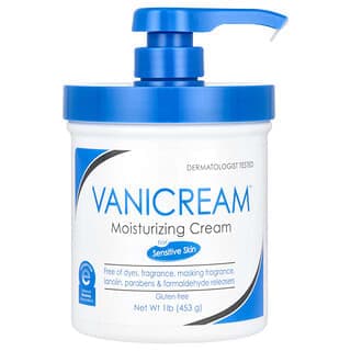 Vanicream, 保濕霜，敏感皮膚適用，無香（泵出式），1 磅（453 克）