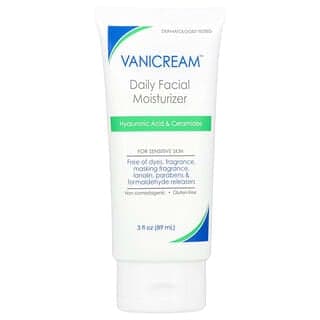 Vanicream, 日常面部保濕霜，適用於敏感肌膚，無香，3 液量盎司（89 毫升）