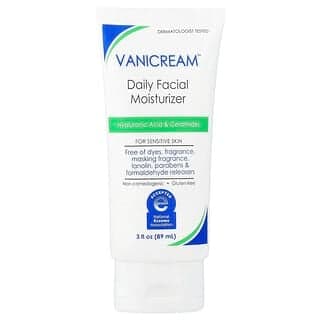 Vanicream, 日常面部保濕霜，適用於敏感肌膚，無香，3 液量盎司（89 毫升）