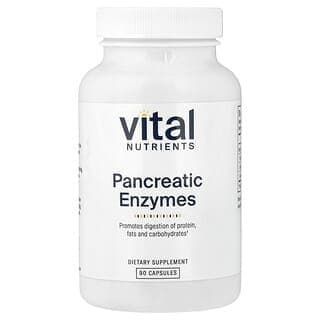 Vital Nutrients, 胰酶，90 粒膠囊