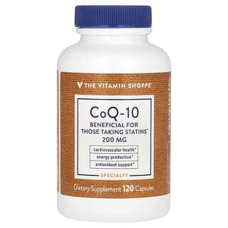 The Vitamin Shoppe, 輔酶 Q10，200 毫克，120 粒膠囊