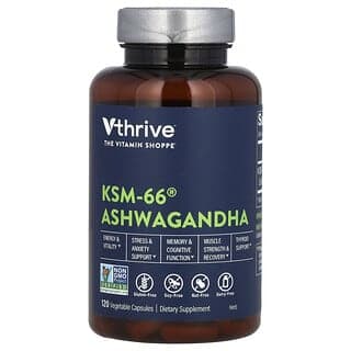Vthrive, KSM-66 南非醉茄，300 毫克，120 粒素食膠囊