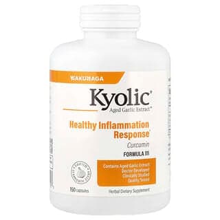 Kyolic, 陳蒜提取物加姜黃素膠囊，150 粒