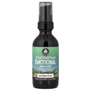 WishGarden Herbs, Postpartum Emotional Baby Blues，2 液量盎司（59 毫升）