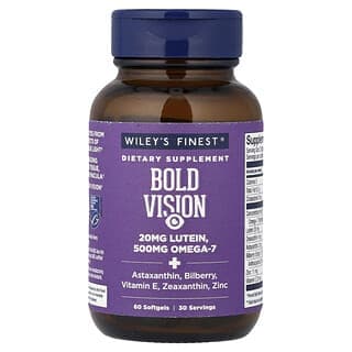 Wiley's Finest, Bold Vision，Proactive，60 粒軟凝膠