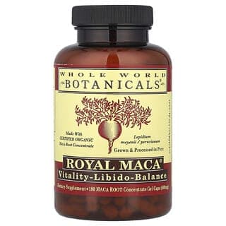Whole World Botanicals, 皇室瑪卡®，500 毫克，180 粒凝膠膠囊