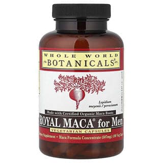 Whole World Botanicals, 皇室瑪卡®，男士專用，180 粒素食膠囊