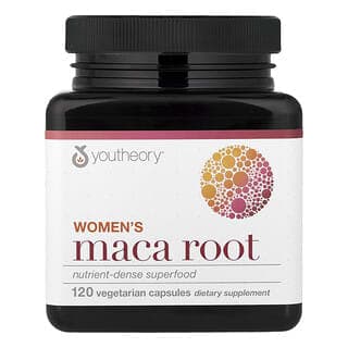 Youtheory, 女性瑪卡根，1000 毫克，120 粒素食膠囊（每粒膠囊 500 毫克）