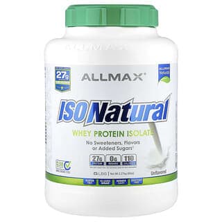 ALLMAX, ISONatural™,分離乳清蛋白,原味,5 磅(2.27 千克)