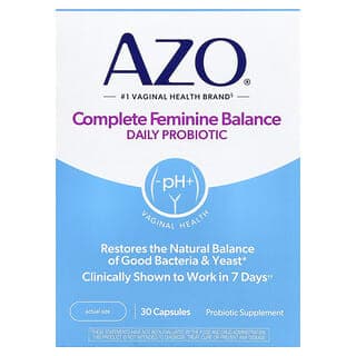 AZO, 多面女性平衡,日常益生菌,30 粒每日一次膠囊