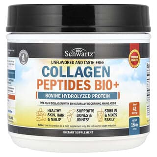 BioSchwartz, 膠原蛋白肽 Bio+,原味,16 盎司(454 克)