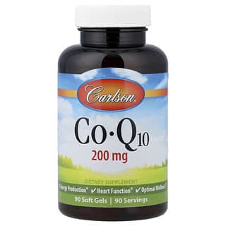Carlson, CoQ10,200 毫克,90 粒軟膠囊