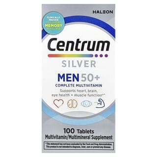 Centrum, 50 歲以上男士專用銀片,100 片