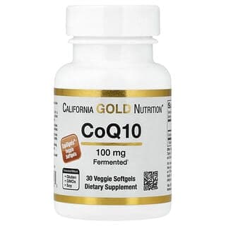 California Gold Nutrition, 輔酶 Q10 素食軟膠囊,100 毫克,30 粒裝
