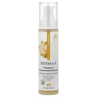 DERMA E, 維生素 C 濃縮精華,透明質酸益生菌,2 液量盎司(60 毫升)