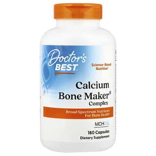 Doctor's Best, Calcium Bone Maker® 複合鈣膠囊,180 粒
