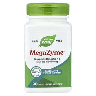 然萃維, MegaZyme®,雙效酶,200 片