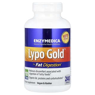 Enzymedica, Lypo Gold,用於脂肪消化,240 粒膠囊