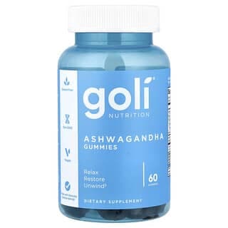 Goli Nutrition, 南非醉茄軟糖,60 粒軟糖