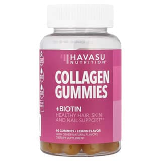 Havasu Nutrition, 膠原蛋白軟糖 + 生物維生素,檸檬味,60 粒軟糖