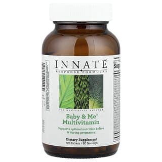 Innate Response Formulas, Baby & Me™ 多維生素,120 片