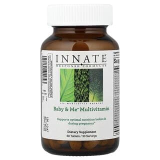 Innate Response Formulas, Baby & Me™ 多維生素,60 片