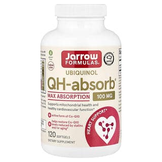 杰諾, 泛醇,QH-Absorb®,特強吸收,100 毫克,120 粒軟膠囊