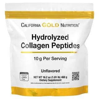 California Gold Nutrition, 水解膠原蛋白多肽,I 型和 III 型,原味,1.01 lb(460 克)