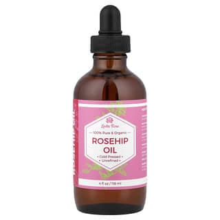 Leven Rose, 全全和有機,玫瑰果油,4 液量盎司(118 毫升)