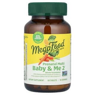 MegaFood, Baby & Me 2™,產前多營養素,60 片