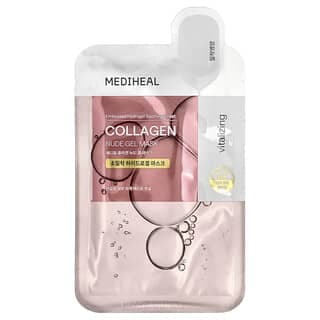 MEDIHEAL, 膠原蛋白,裸色凝膠美容面膜,1 片,1.05 盎司(30 克)