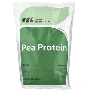 Micro Ingredients, 豌豆蛋白質粉,原味,5 磅(2.26 千克)