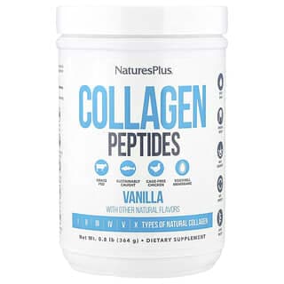 NaturesPlus, 膠原蛋白肽,香草味,0.8 lb(364 克)