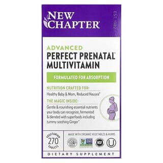New Chapter, Advanced Perfect Prenatal™ 高級產前複合維生素,270 片素食片