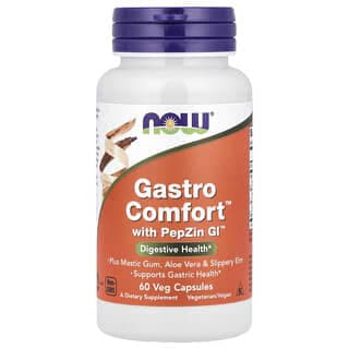 NOW Foods, Gastro Comfort™,含 PepZin GI™,60 粒素食膠囊