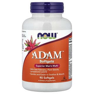 NOW Foods, ADAM™,高級男性多營養素,90 粒軟膠囊