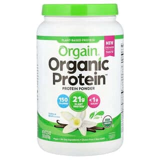 Orgain, Organic Protein™ 粉,植物基,香草豆味,2.03 磅(920 克)