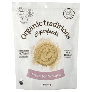 Organic Traditions, 女性專用瑪卡(含益生菌),5.3 盎司(150 克)