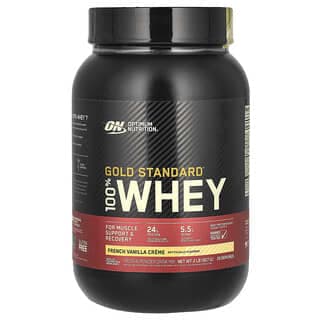Optimum Nutrition, 金標準全乳清蛋白,法國香草霜淇淋味,2 磅(907 克)